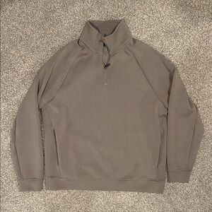 Lululemon Athletica Smooth Space Quarter Size pullover (Olive)